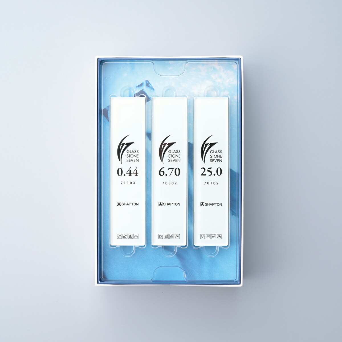 楽天市場】SHAPTON Glass Stone Seven Knife sharpening kit 70708