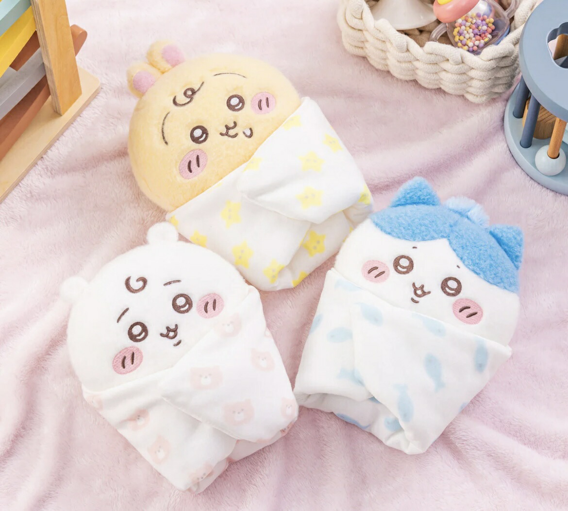 楽天市場】ちいかわ Chiikawa Baby おくるみぬいぐるみ 赤ちゃんちい
