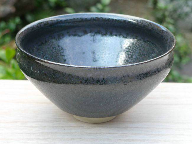 楽天市場】京焼 清水焼 油滴天目茶碗 香菊 : 京焼清水焼専門店 松韻堂