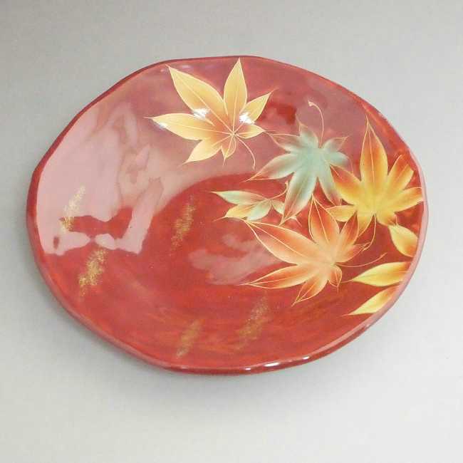 京都 陶あん窯 もみじ飾り皿 Amazon.co.jp: 土渕陶 陶あん 紅葉 もみじ