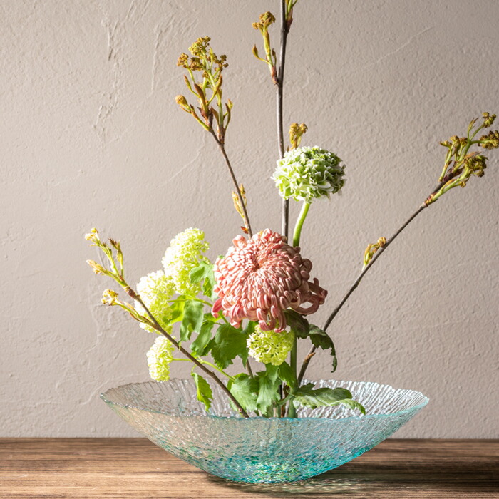 楽天市場】送料無料【 水盤A( 朝露 ) 】花瓶 インテリア ギフト