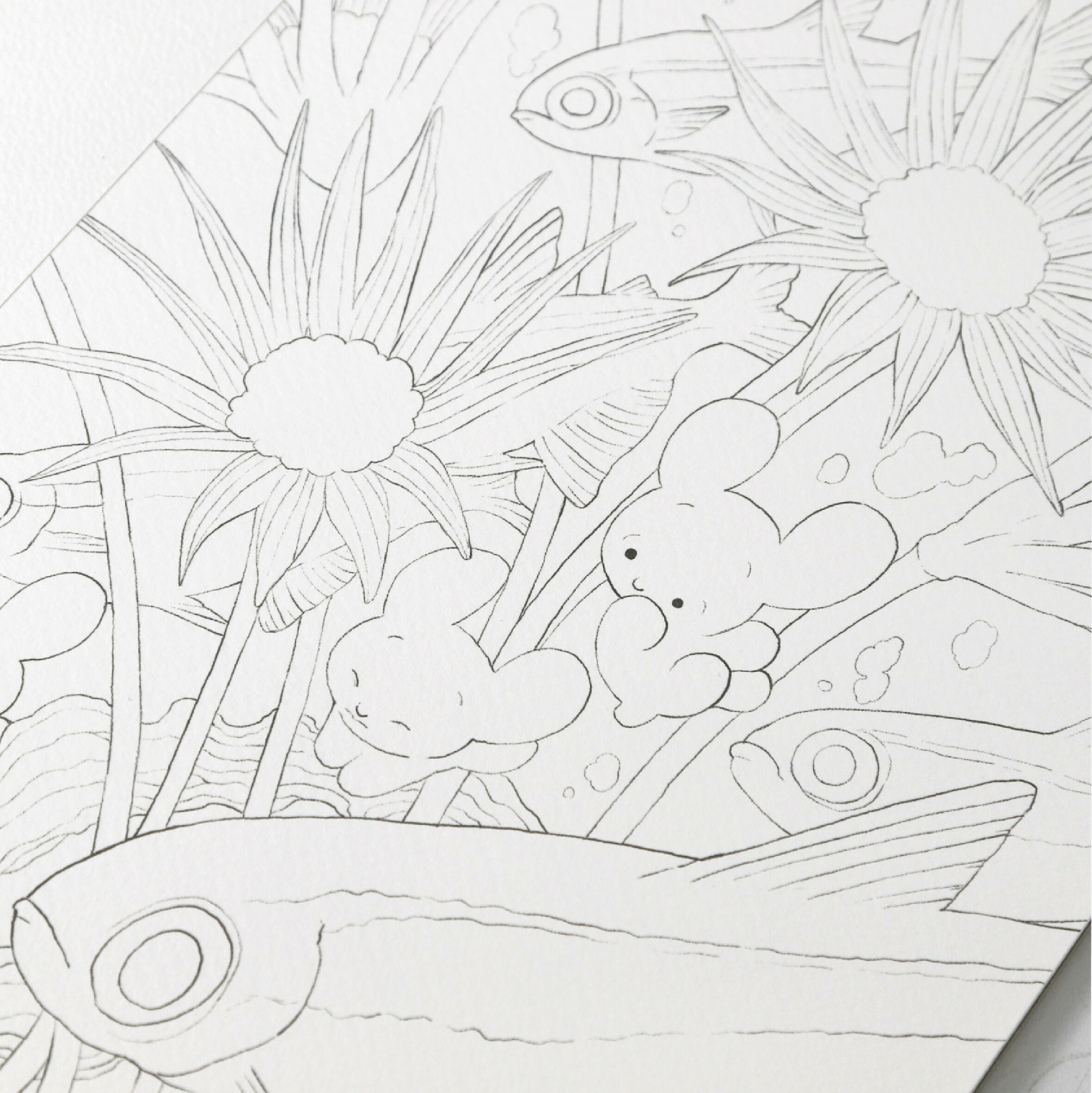 楽天市場】こまちみゆた 塗り絵ブック vol.1 線画10枚綴じ B5サイズ