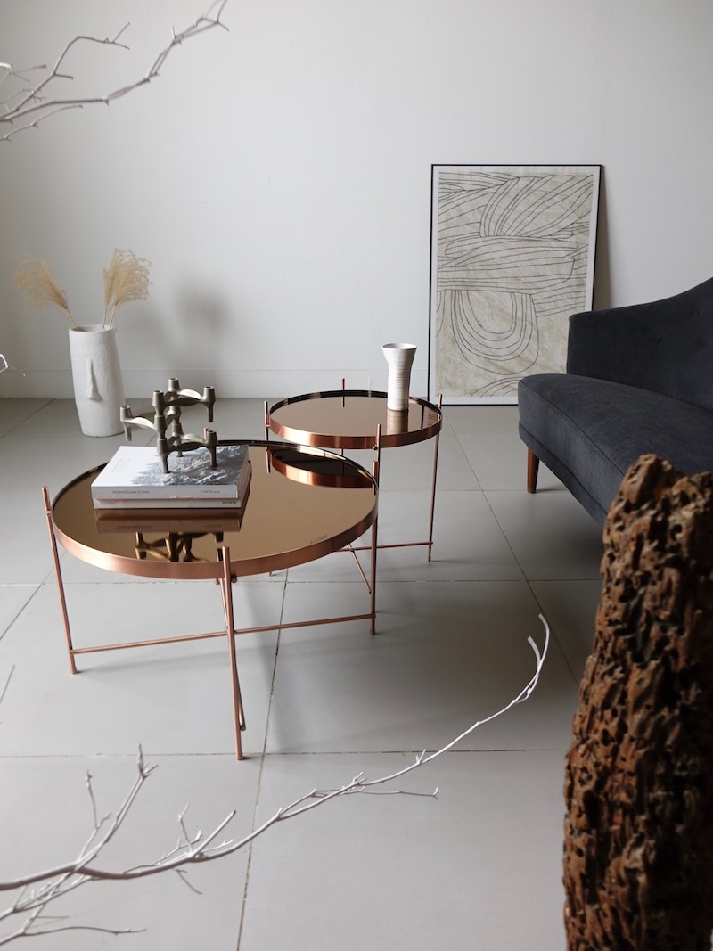 楽天市場】Zuiver コーヒーテーブル 丸 ガラステーブル ローテーブル