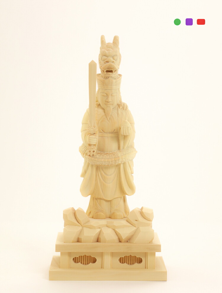 楽天市場】難陀竜王 八大龍王 仏像 木彫り一刀彫 / 素材：柘植~ : 津山