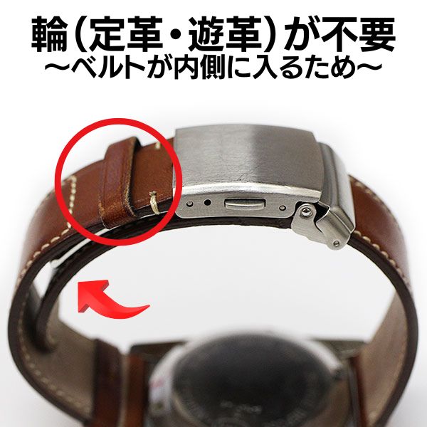 楽天市場】Dバックル バンビ 片開き レザー用 16mm 18mm BAMBI