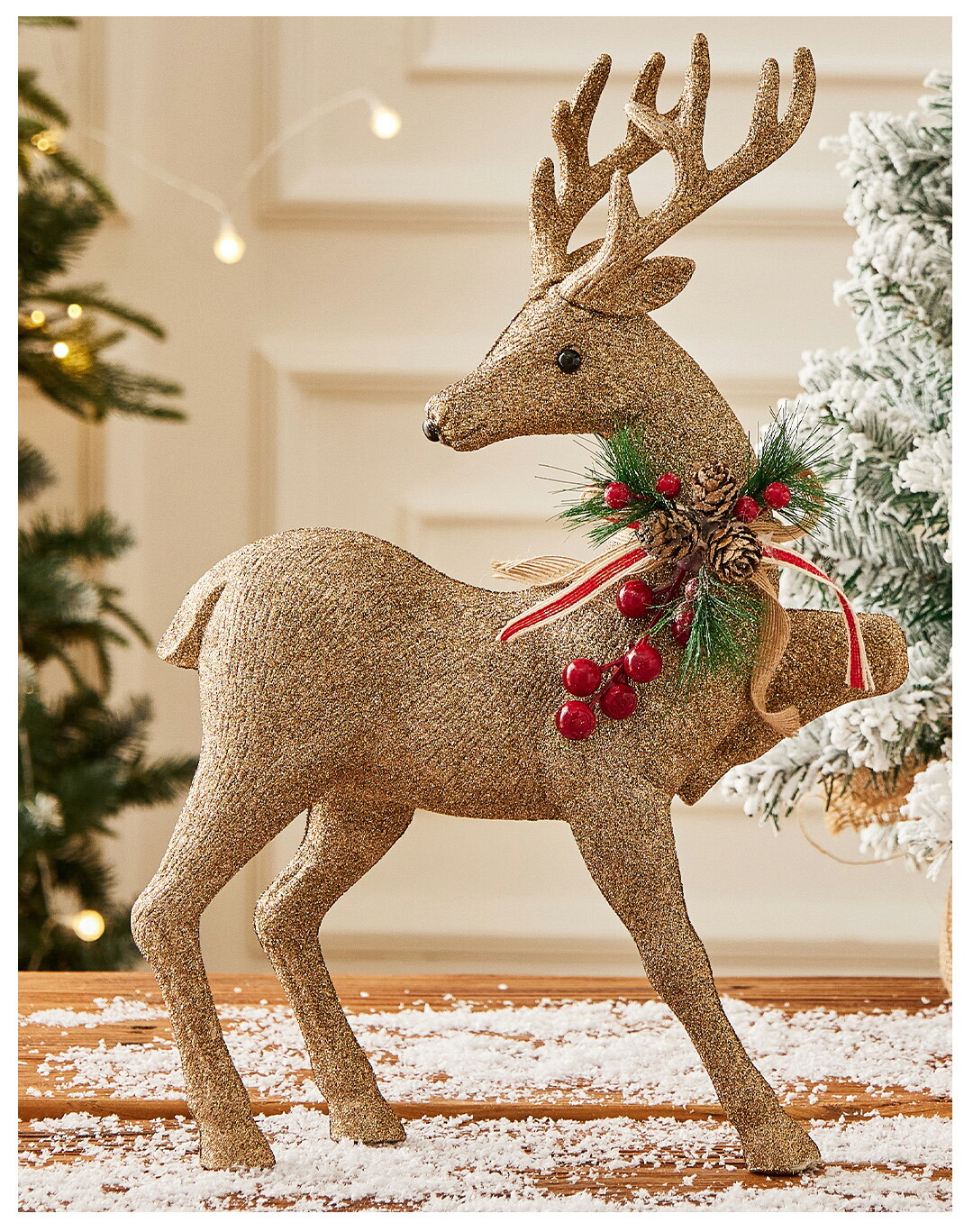 楽天市場】クリスマス 置物 トナカイの家族 ヨーロピアン風 エレガント