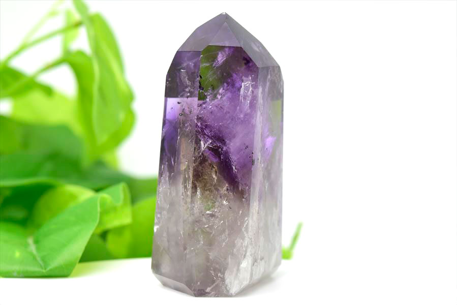 楽天市場】アメジスト ファントム ポイント 六角柱 【約209.6g