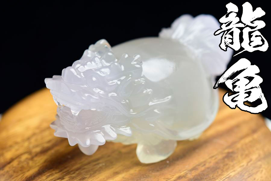 楽天市場】◇正財運◇ フローライト 蛍石 龍亀 ロングイ彫刻 置物【約