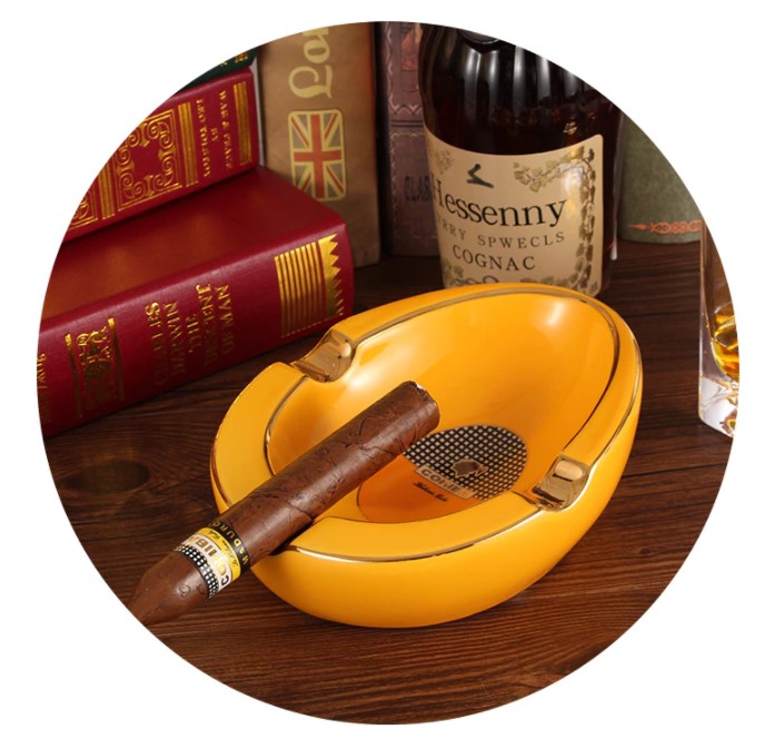 楽天市場】葉巻 灰皿 オシャレ アッシュトレイ 葉巻用 陶器 Cohiba