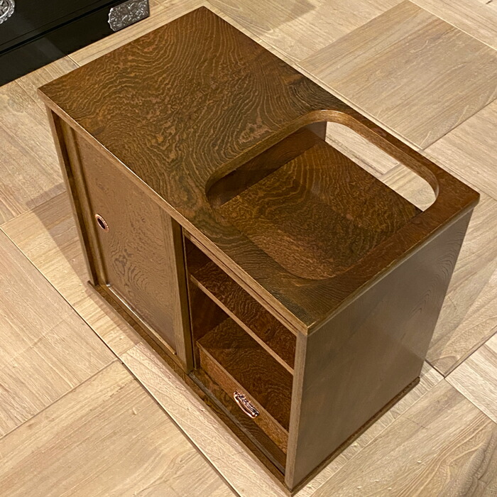 楽天市場】キャスターワゴン ワゴン 日本製 国産家具 和風ポットワゴン