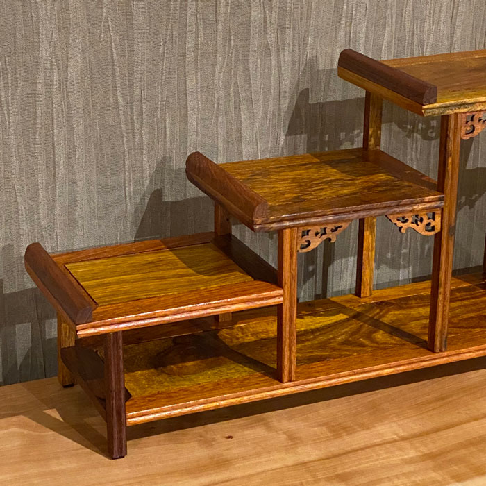 楽天市場】飾り棚 和モダン 和風 花梨 かりん おしゃれ アジアン