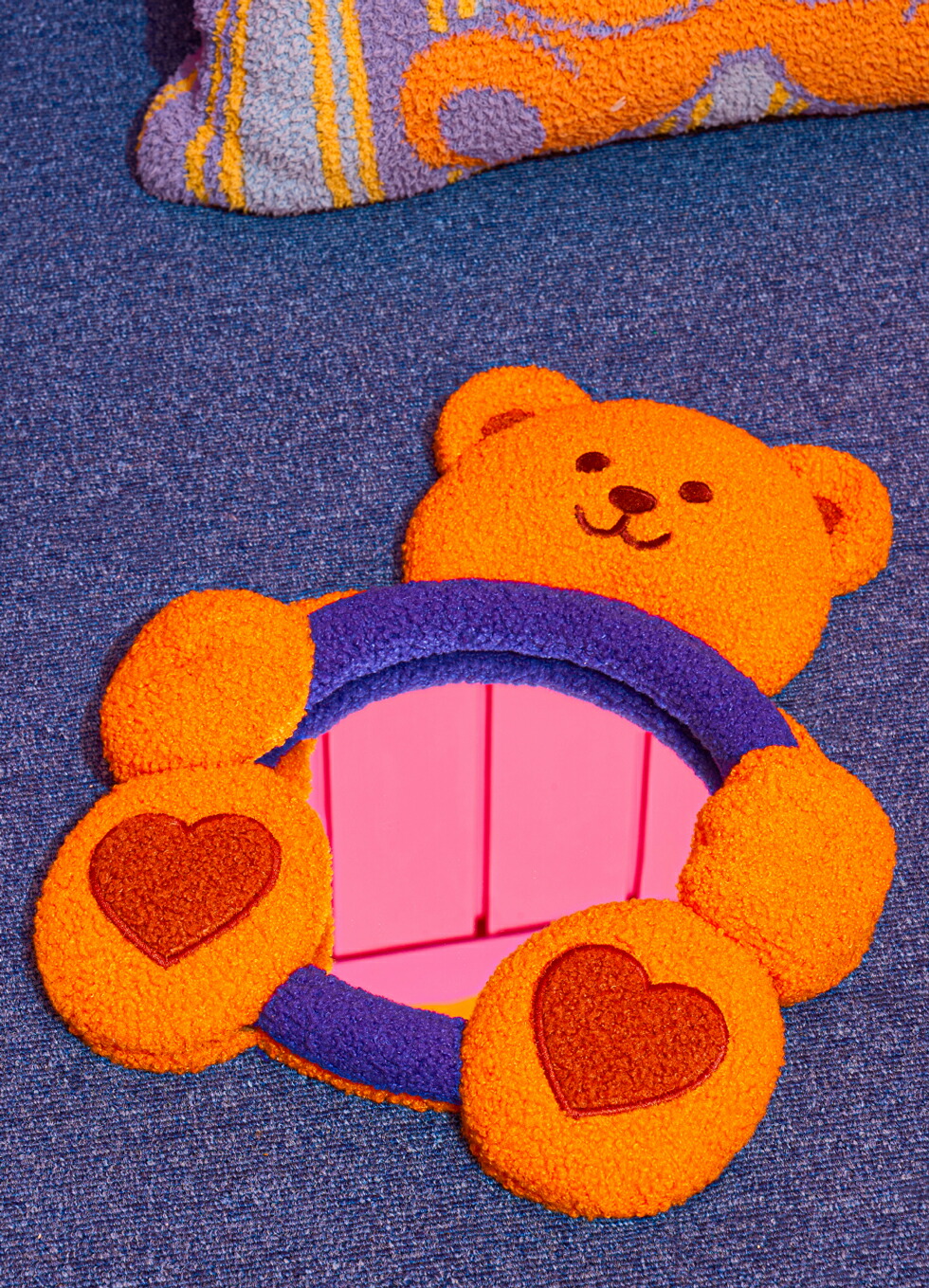 楽天市場】【wiggle wiggle 公式】 タフティングミラー 鏡 もこもこ