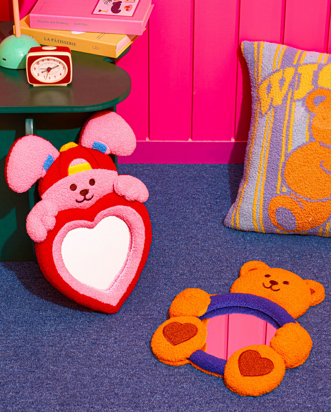 楽天市場】【wiggle wiggle 公式】 タフティングミラー 鏡 もこもこ