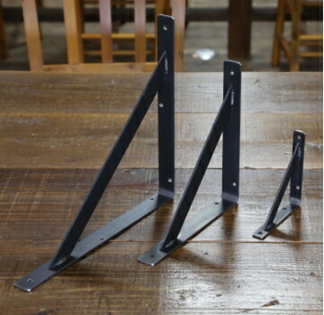 楽天市場】【黒皮鉄シリーズ】 棚受け金具（ワックス仕上げ）S/M/L