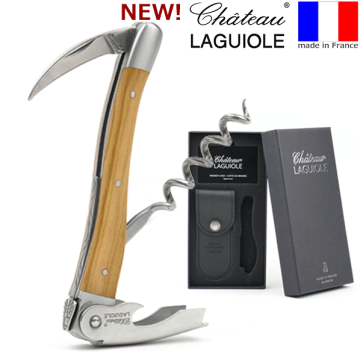 楽天市場】【送料無料】_シャトーラギオール オリーブ ソムリエナイフ