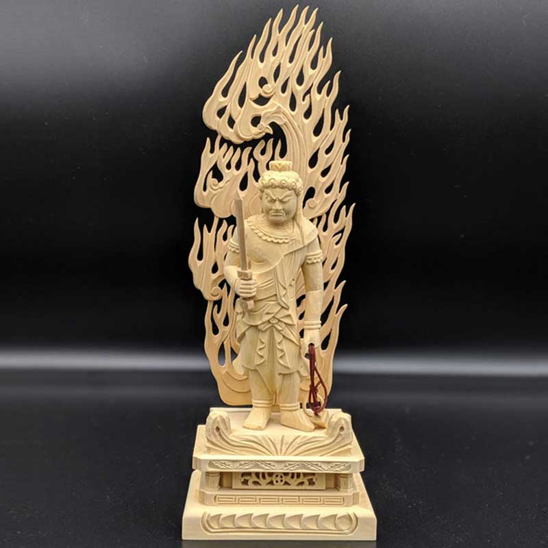 楽天市場】【春のお彼岸セールポイント10倍】御本尊 ツゲ 不動明王 3.5