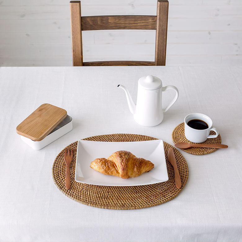 楽天市場】ラタン編みランチョンマット30×40cm オーバルタイプ 楕円形