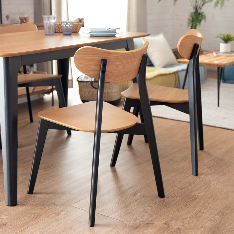 楽天市場】ダイニングチェア 木製 ウォールナット 座面高44cm Asteion