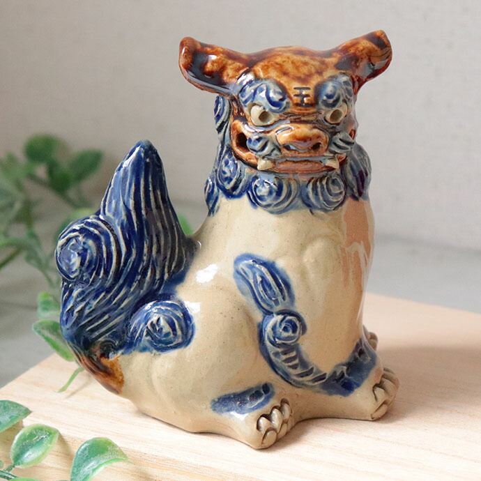 楽天市場】沖縄 壷屋焼 シーサー 阿吽 セット | 沖縄 美ら島 やちむん