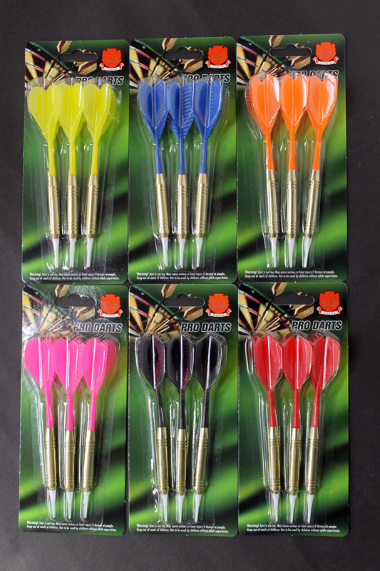 楽天市場】ダーツ売れ筋18本セット[ブラック][ピンク][ブルー