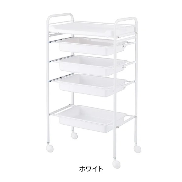 楽天市場】ワゴン キャスター付き 引き出し 5段 幅48.5×奥行30×高さ