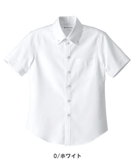全3色】オックスフォード半袖ボタンダウンシャツ（防臭・男女兼用