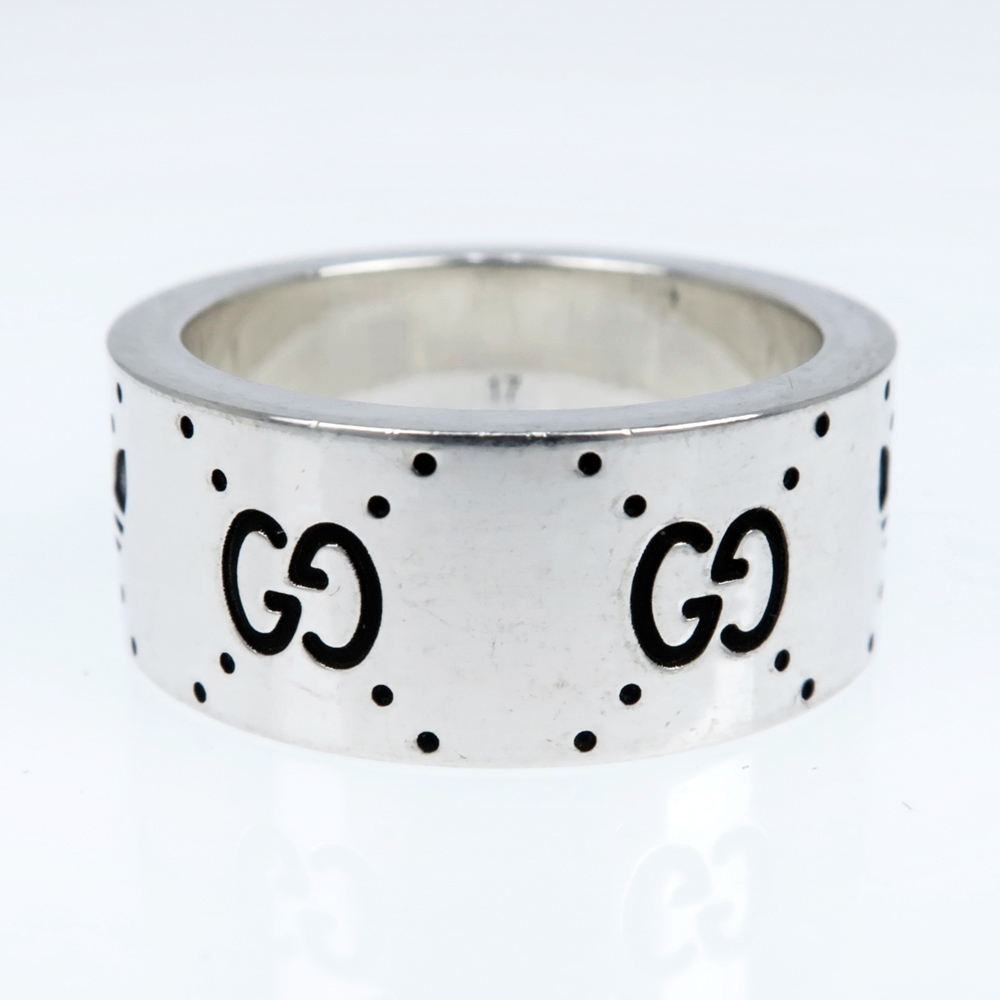 名東】【GUCCI】グッチ アディダス コラボ リング エングレービング