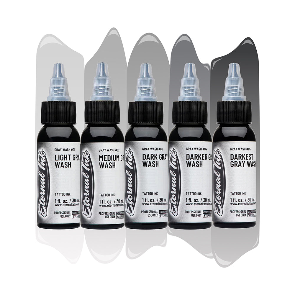 Eternal Ink - Eternal Gray Wash Set – Ultimate Tattoo Supply