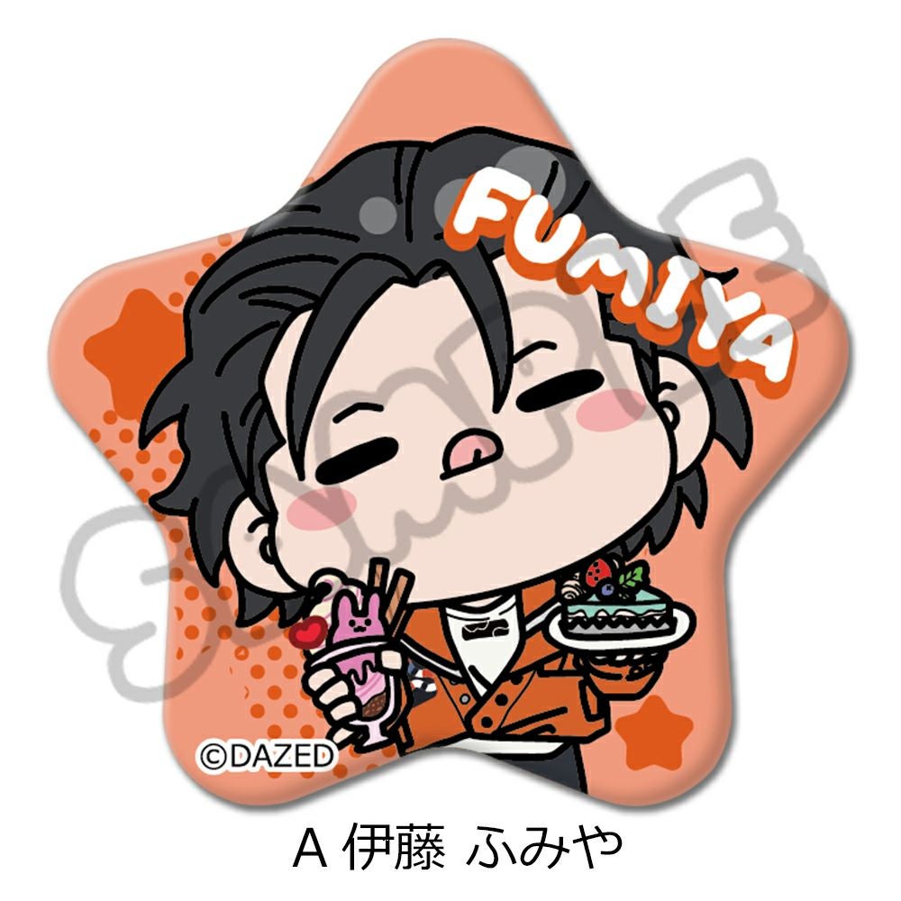 超人的シェアハウスストーリー『カリスマ』 星型缶バッジ A(伊藤 ふみ