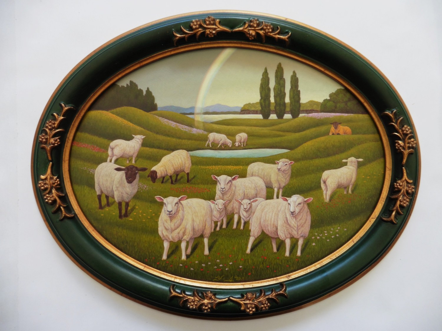 第22回「2021年の新作・羊の小品と風景や猫の絵」 | 美しい驚き 泉谷