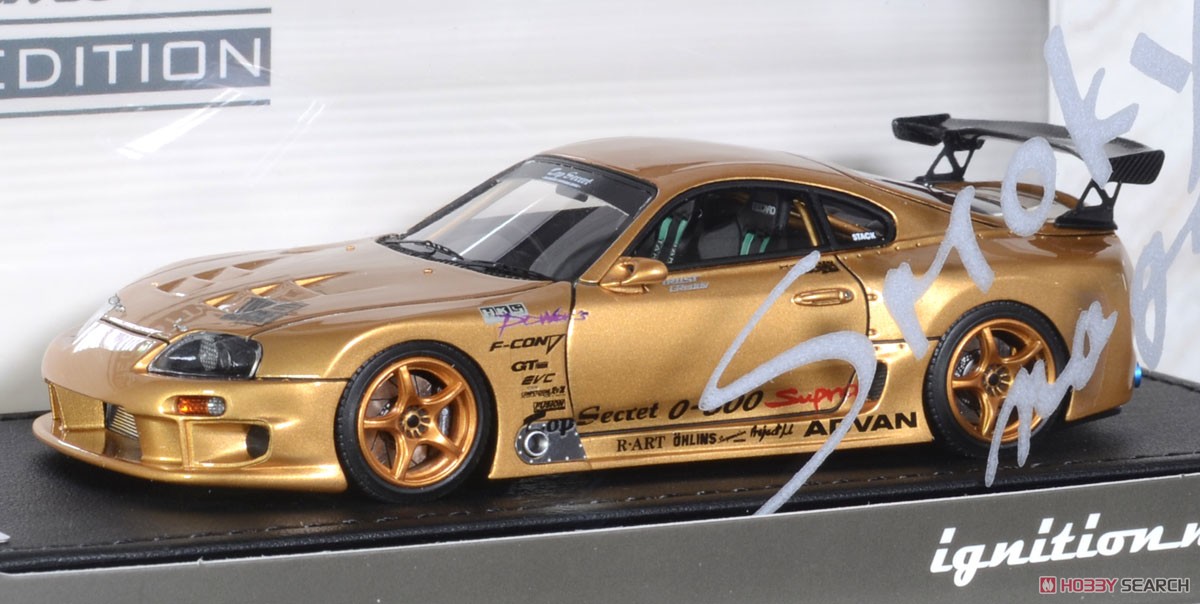 Top Secret GT300 Supra (A80) Gold With Mr. Nagata (Diecast Car