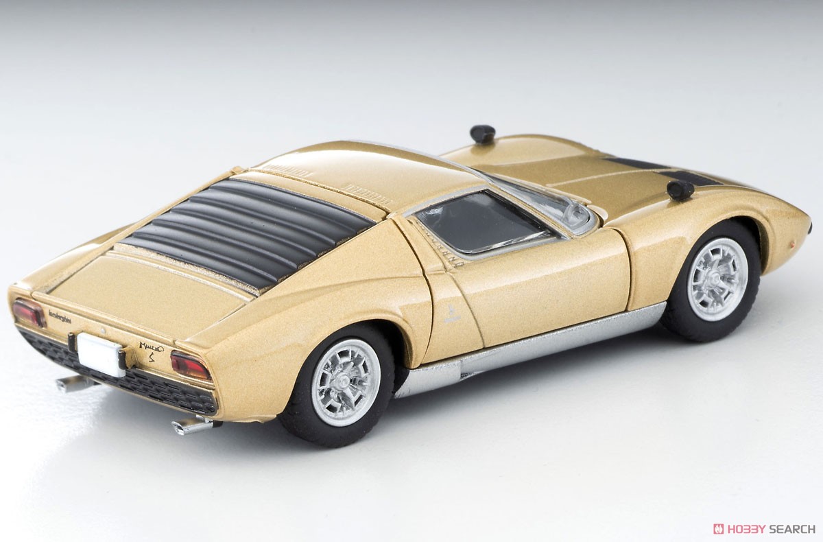 TLV Lamborghini Miura S (Gold) (Diecast Car) - HobbySearch Diecast