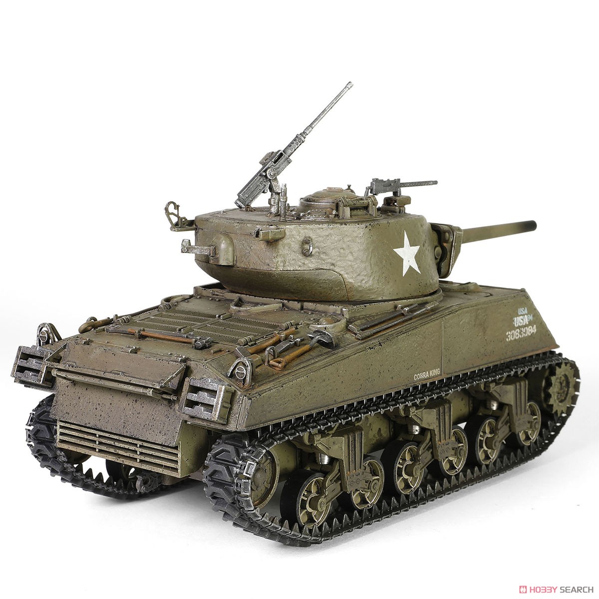 WW.II アメリカ軍 M4A3E2(75) シャーマン ジャンボ VVSS コブラキング