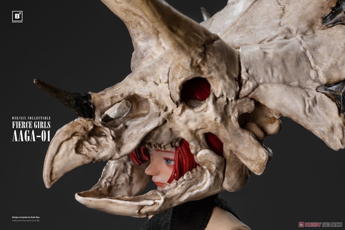 Beautiful Chemistry 1/6 Fierce Girls Series BONE GIRL/ TRICERATOPS
