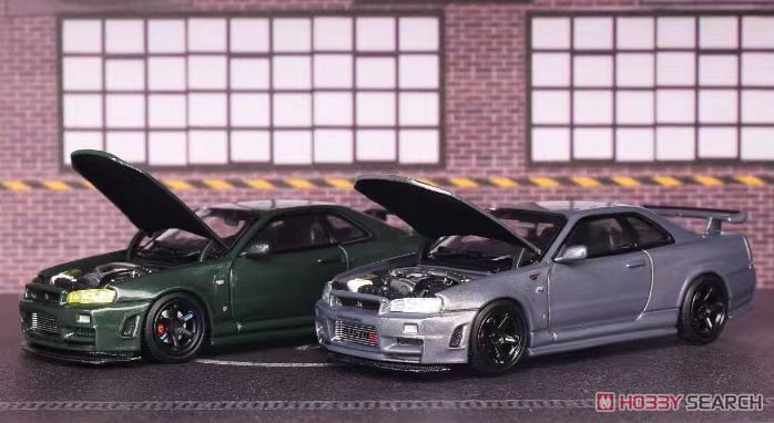 日産 スカイライン GT-R R34 (NISMO) CUSTOMIZED ダークグリーン