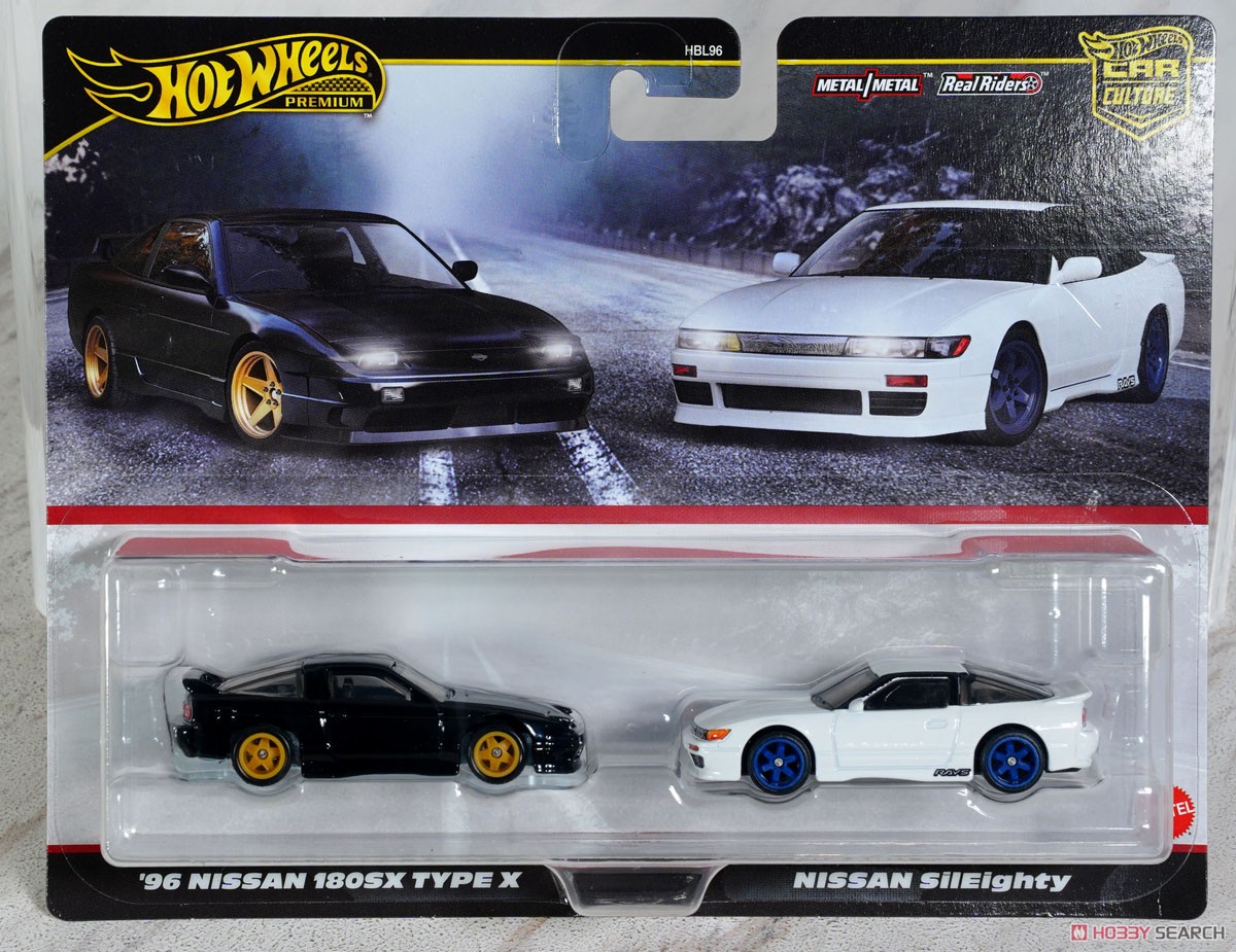 ☆特価品 ホットウィール プレミアム 2パック `96 日産 180SX タイプX
