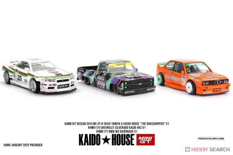 Nissan Skyline GT-R R34 TAMIYA x KAIDO HOUSE `Grasshopper` V1 (RHD
