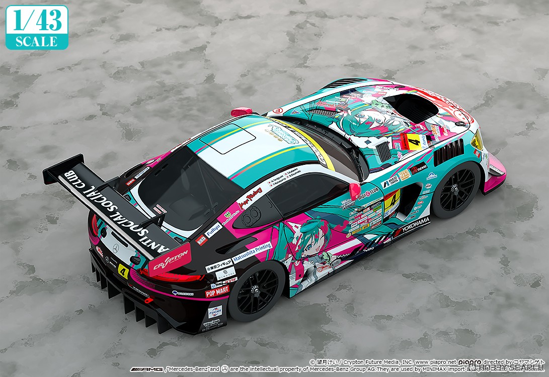 グッドスマイル 初音ミク AMG 2025 開幕戦Ver. (ミニカー) - ホビー