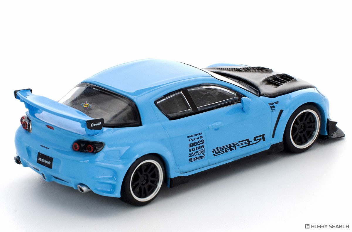 マツダ RX-8 RE雨宮 ライトブルー (ミニカー) - ホビーサーチ ミニカー