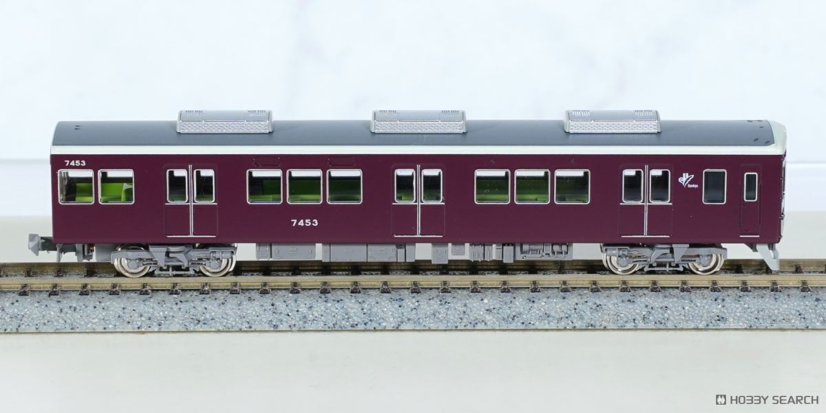 阪急 7300系 (京都線・7323+7321編成タイプ) 8両編成セット (動力付き