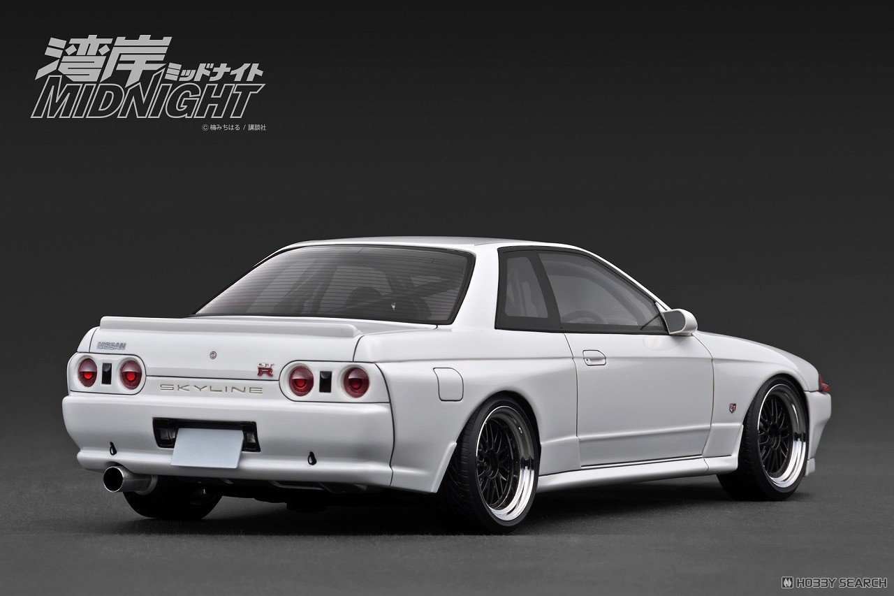 NISSAN SKYLINE GT-R (R32) White 湾岸MIDNIGHT Reina`s R (ミニカー