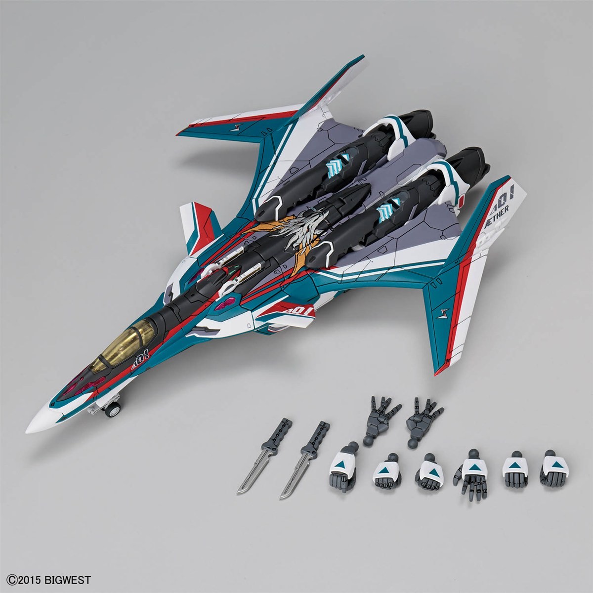 VF-31S ジークフリード (アラド・メルダース機) (HG) (プラモデル
