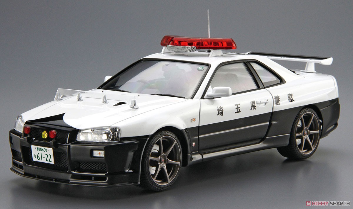 ニッサン BNR34 スカイラインGT-R パトロールカー `99 (プラモデル