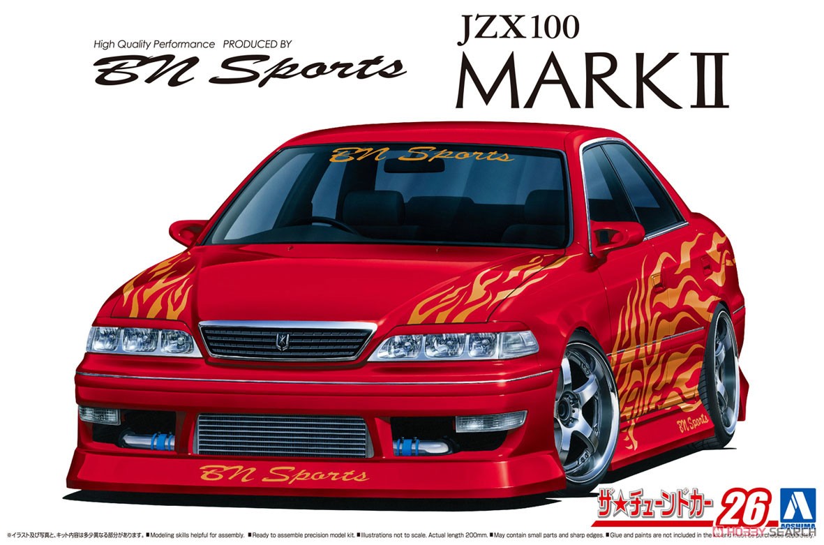 BNスポーツ JZX100 マークII ツアラーV `98 (トヨタ) (プラモデル