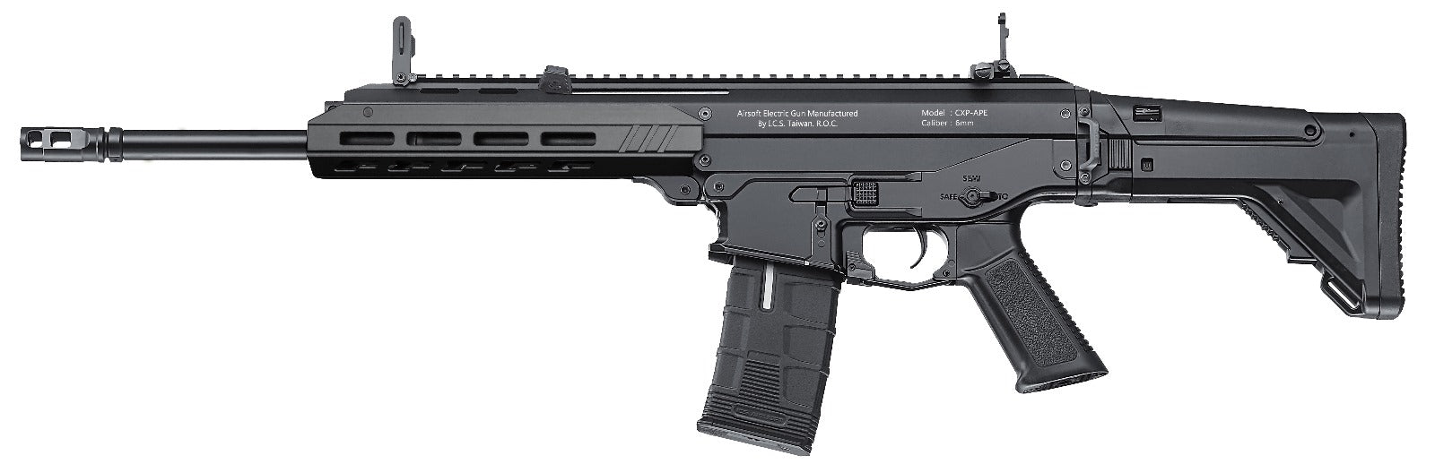 ICS CXP APE Rifle M-LOK Edition (ACR) Black – 007 Airsoft Ltd.