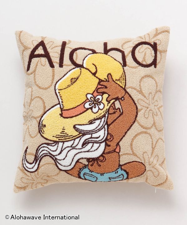 サガラクッションカバー【ALOHA MAPUA】(BEIGE): 『Kahiko(カヒコ