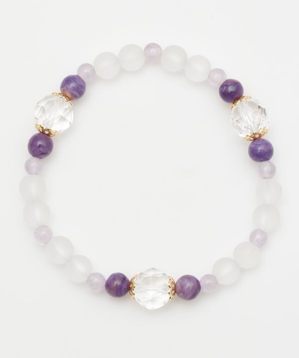 三角星チャロアイトブレスレット(CHAORITE): 『岩座(いわくら)』公式通販