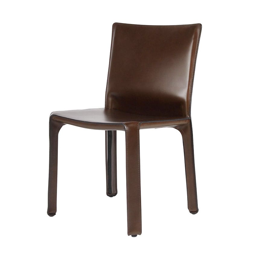 Cassina（カッシーナ）412 CAB 【在庫色/赤茶】キャブ アームレス