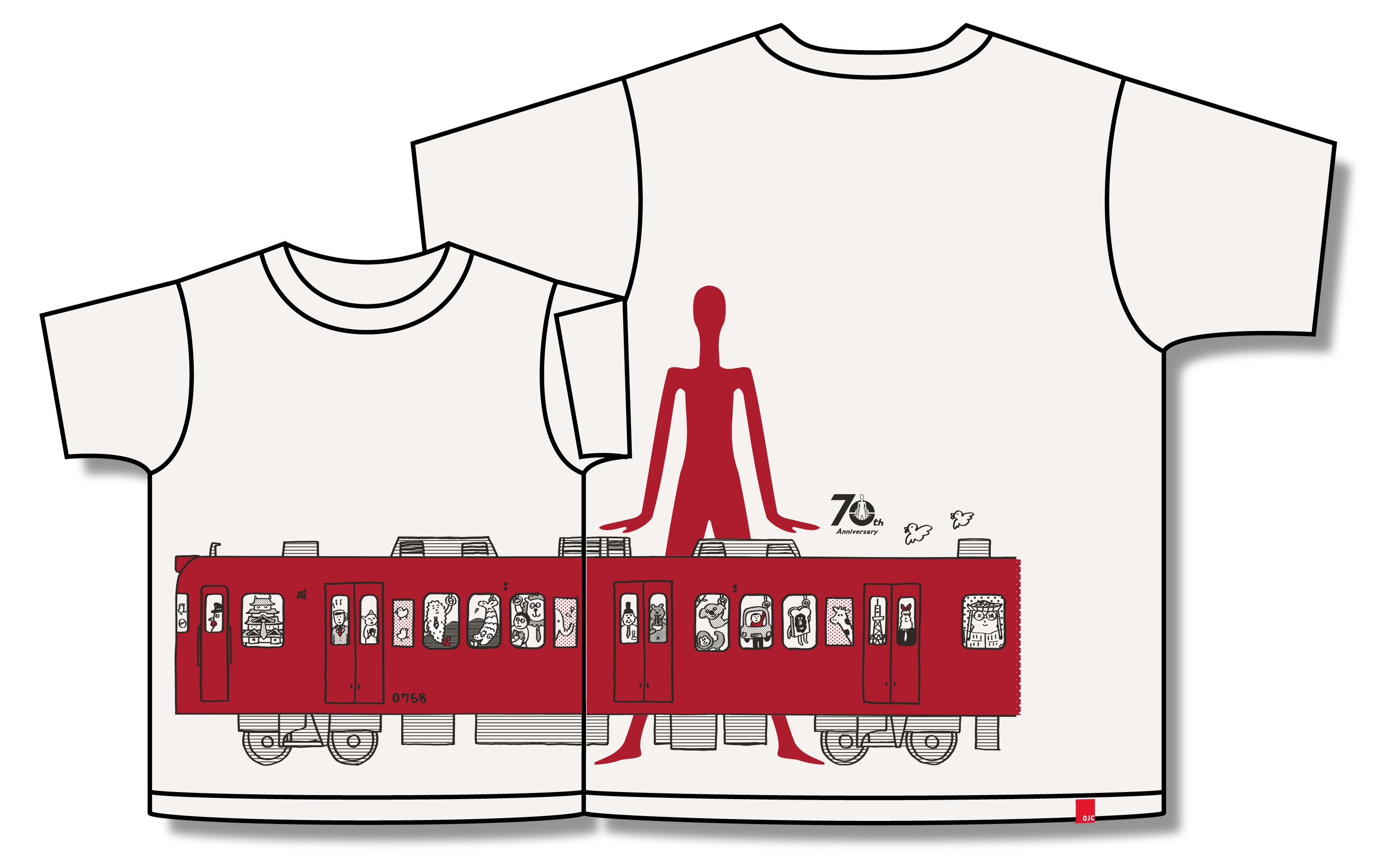 200枚限定】「名鉄百貨店 開店70周年記念Tシャツ」発売 - ニュース