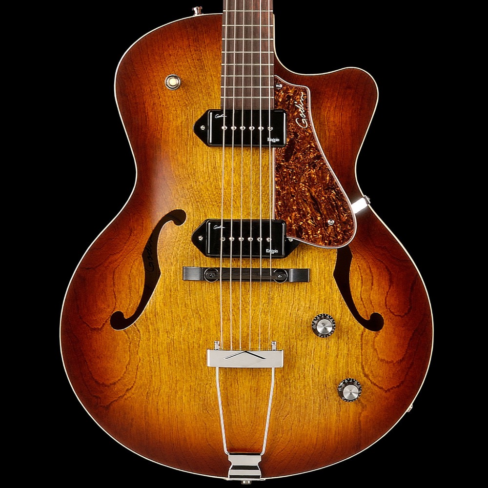 Godin ゴダン 5th Avenue CW Kingpin II Cognac Burst エレキギター